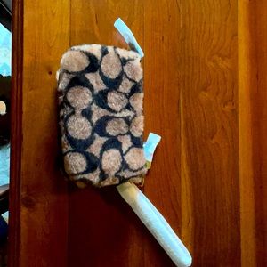 Coach x Jennifer Lopez signature shearling bag